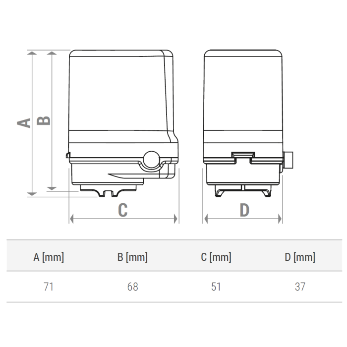Actuator termo-electric Giacomini R473X221, 230V, normal inchis, pentru distribuitoare si robineti [3]