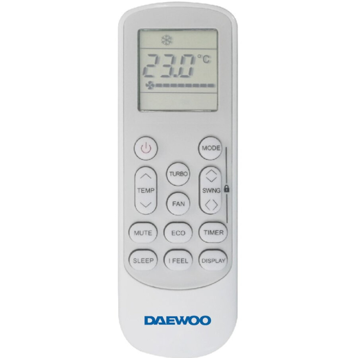 Aer conditionat Daewoo DAC-09PROW, 9000 Btu, 2600 W, 2630 W, 8 kg, 22 kg, 1 unitati interioare, 7 trepte ventilatie, alb [5]