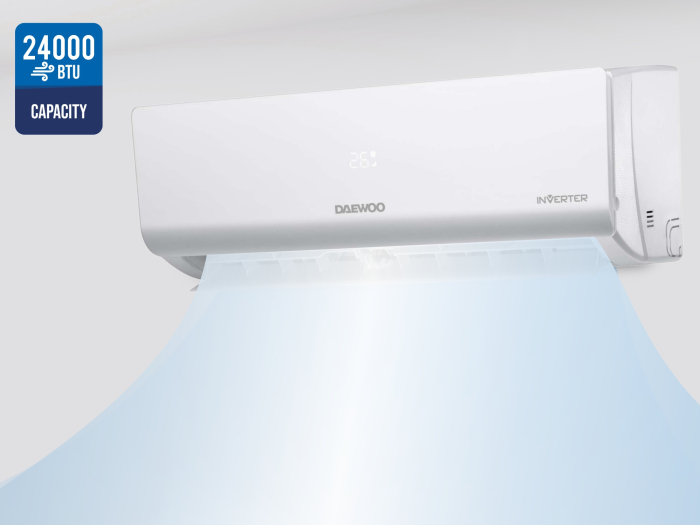 Aer conditionat Daewoo DAC-24CHSDW-NK, zona montare perete, utilizare rezidential, capacitate btu 24000 [16]