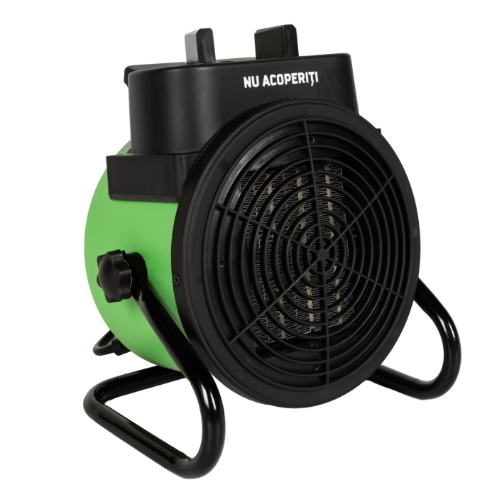 Aeroterma Electrica Micul Fermier MF-EI1050-G01, 1000/2000W, Element De Incalzire Ceramic [9]