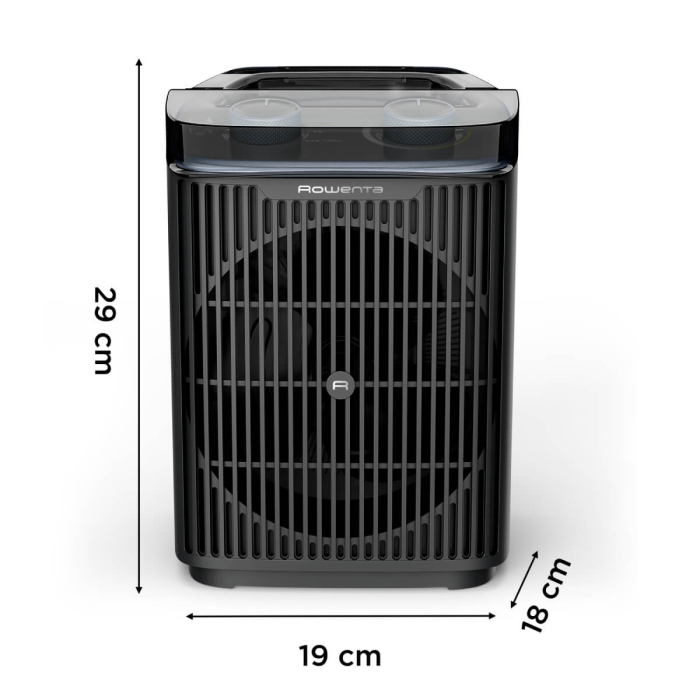 Aeroterma Rowenta Intense Comfort Aqua SO6550F0, 2400W, mod Eco & Turbo, termostat reglabil, oprire automata, protectie IP 21, maner transport, negru [4]