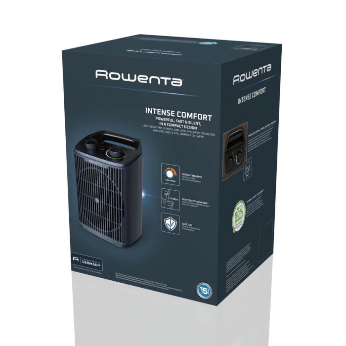 Aeroterma Rowenta Intense Comfort SO2351F0, 2000W, mod Eco & Turbo, termostat reglabil, oprire automata, protectie IP 20, maner transport, albastru [5]