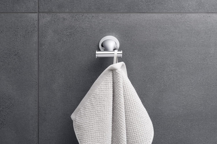 Agatatoare Duravit 0099301000, Starck T, tip instalare pe perete, numar cuie 2, elemente fixare ascunse, crom [3]