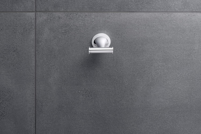 Agatatoare Duravit 0099301000, Starck T, tip instalare pe perete, numar cuie 2, elemente fixare ascunse, crom [2]