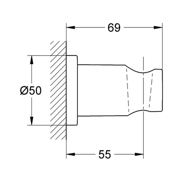 Agatatoare dus Grohe Rainshower antracit periat Hard Graphite [4]
