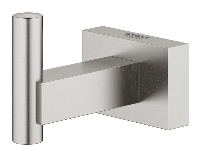 Agatatoare Grohe 40511DC1, Essentials Cube, pe perete, metal, mat, otel satinat [2]