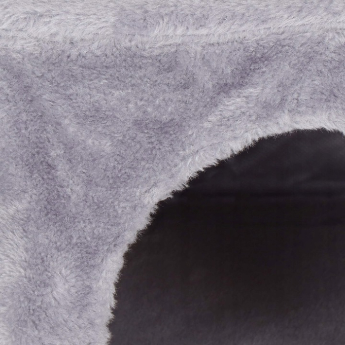 Ansamblu de joaca pentru pisici, cu loc pentru zgariat, ascuns, platforma, 62cm, gri [20]