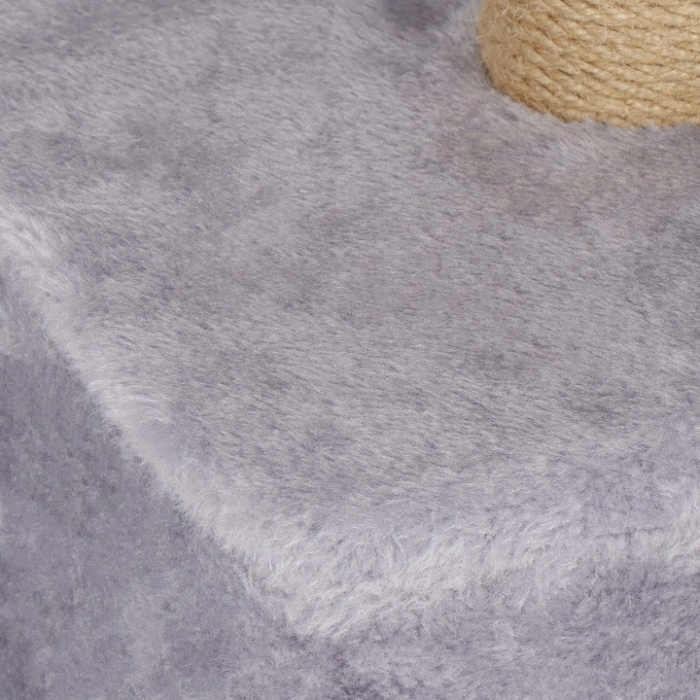 Ansamblu de joaca pentru pisici, cu loc pentru zgariat, ascuns, platforma, 62cm, gri [19]