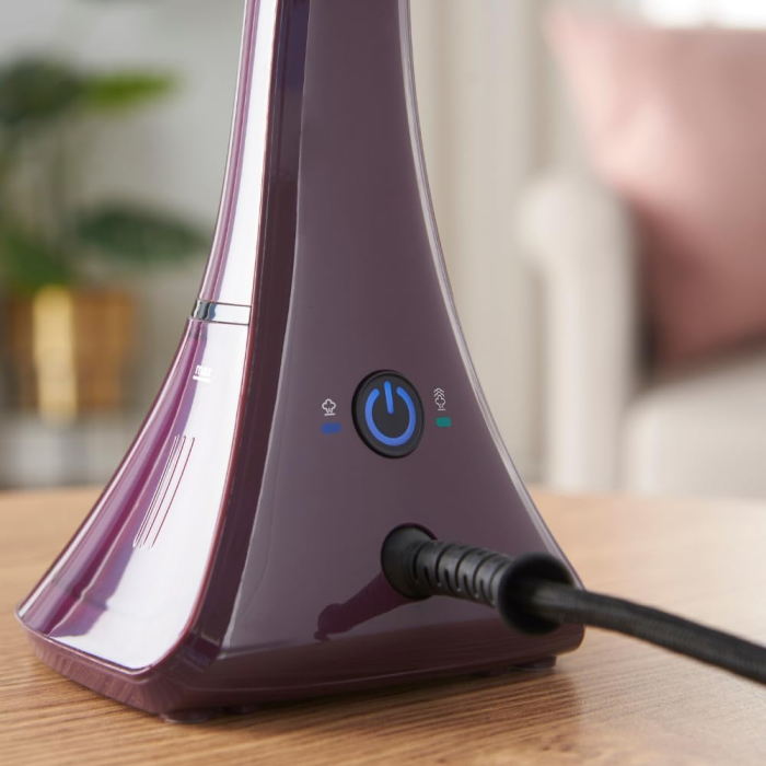 Aparat de aburit haine Russell Hobbs 27410-56 Steam Genie Colour Control, 1800W, 2 setari abur, antibacterian 99.9%, accesorii, Mov [5]