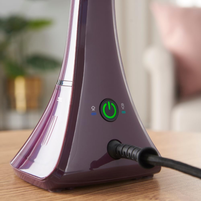 Aparat de aburit haine Russell Hobbs 27410-56 Steam Genie Colour Control, 1800W, 2 setari abur, antibacterian 99.9%, accesorii, Mov [4]