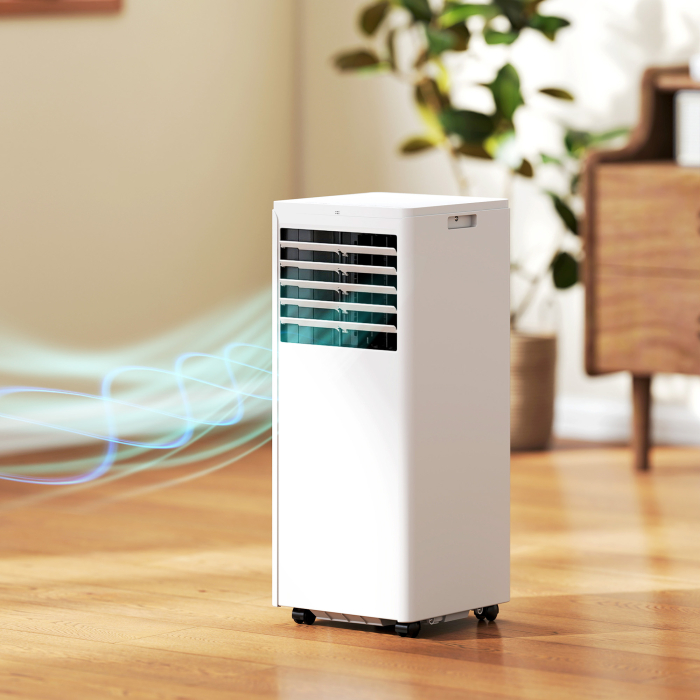  Aparat de Aer Conditionat Portabil 5000 BTU, Unitate 4-in-1: Racire, Dezumidificare, Ventilator, Modul Sleep [2]