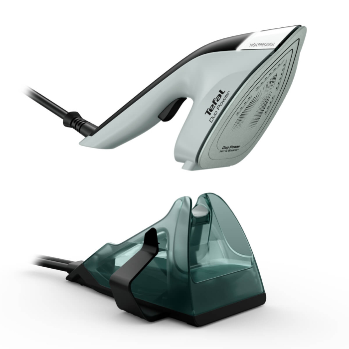 Aparat de calcat vertical cu abur 2 in 1 Tefal Duo Power JF4031E0, 1700W, jet de abur 180 g/min, abur variabil 25 g/min, 400 ml, talpa ceramica, o [7]