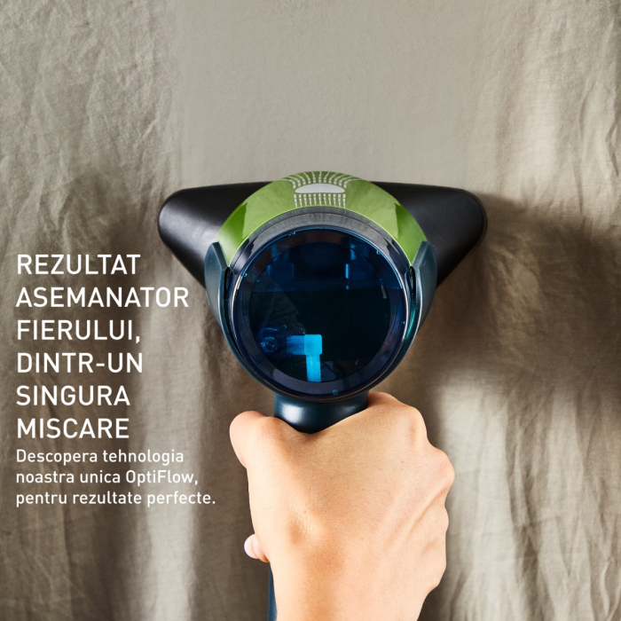 Aparat de calcat vertical cu abur Tefal AeroSteam DT9810F0, 1400W, functie de aspirare cu 3 niveluri, recipient apa detasabil 100 ml, autonomie 6  [10]