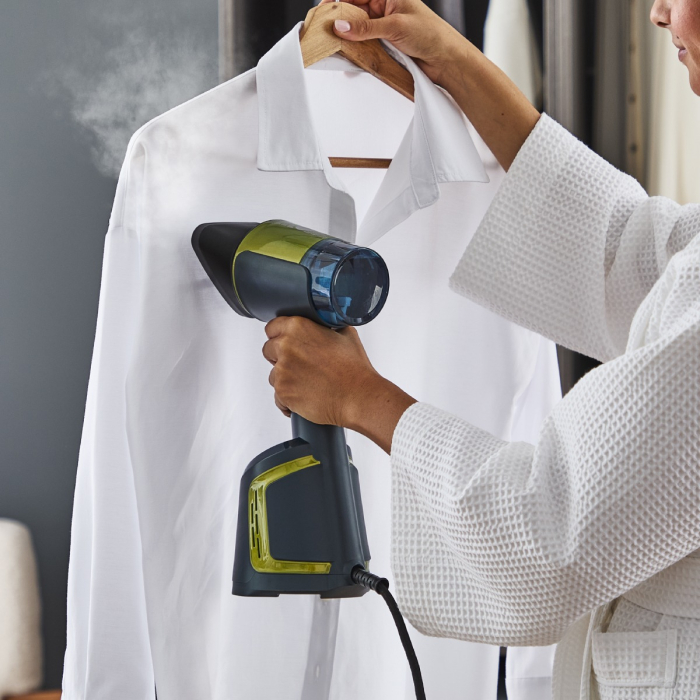 Aparat de calcat vertical cu abur Tefal AeroSteam DT9810F0, 1400W, functie de aspirare cu 3 niveluri, recipient apa detasabil 100 ml, autonomie 6  [9]