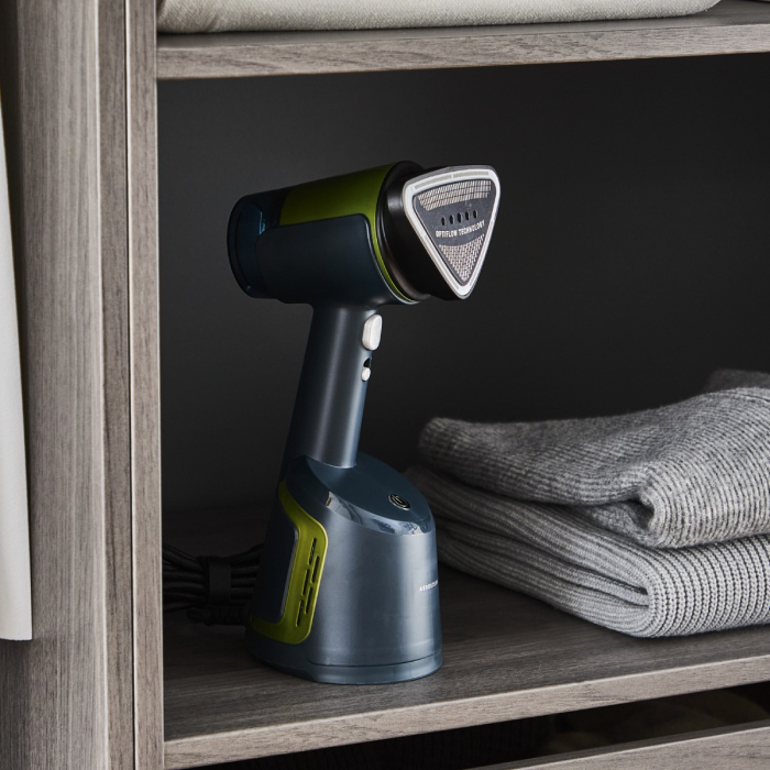 Aparat de calcat vertical cu abur Tefal AeroSteam DT9810F0, 1400W, functie de aspirare cu 3 niveluri, recipient apa detasabil 100 ml, autonomie 6  [15]