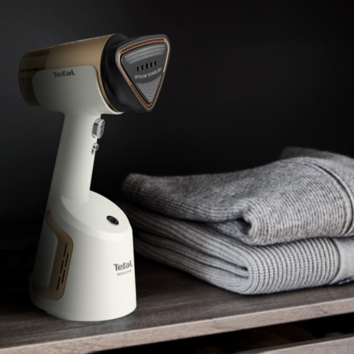 Aparat de calcat vertical cu abur Tefal AeroSteam DT9820F0, 1400W, functie de aspirare cu 3 niveluri, recipient apa detasabil 130 ml, autonomie 7  [5]