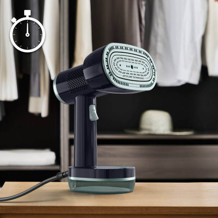 Aparat de calcat vertical cu abur Tefal AeroSteam S DT9314E0, 1300 W, abur variabil 0 - 20 g/min, aspirare 360°, 3 moduri, recipient apa 150 ml, auto [2]