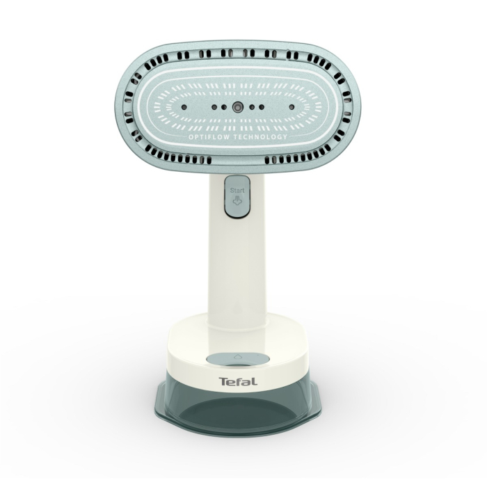 Aparat de calcat vertical cu abur Tefal AeroSteam S DT9322E0, 1500 W, abur variabil 0 - 20 g/min, 3 moduri, recipient apa 180 ml, autonomie pana la 14 min, tehnologie OptiFlow, talpa ceramica, albastr [12]