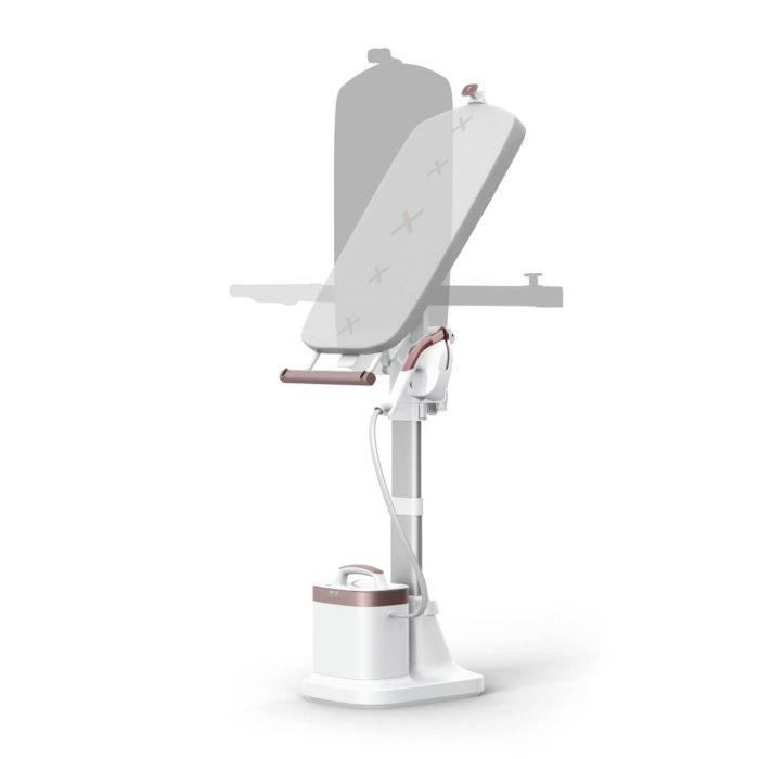 Aparat de calcat vertical cu abur Tefal Ixeo Vision QT1811E0, 2200 W, jet de abur 200 g/min, abur variabil 80 g/min, 1,4 L, masa de calcat integrat [3]