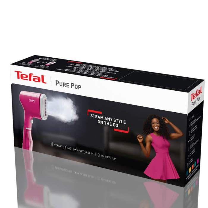 Aparat de calcat vertical cu abur Tefal Pure Pop DT2023F0, 1300 W, abur variabil pana la 20g/min, recipient apa 70 ml, incalzire rapida 15 sec,  [11]