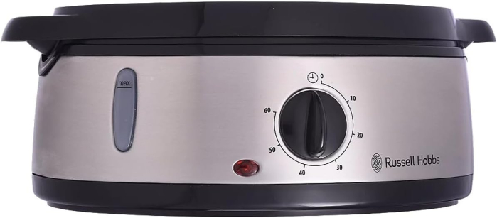 Aparat de gatit la aburi Russell Hobbs 19270-56 Cook@Home, 3 niveluri 9L, timer 60 min, 800W, bol orez 1L, Inox [4]