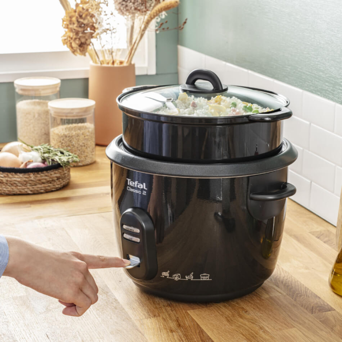 Aparat de gatit multifunctional Tefal Classic 2 RK103811, 600W, multicooker cu 3 programe de gatit, capacitte vas 5L, functie mentinere la cald,  [4]