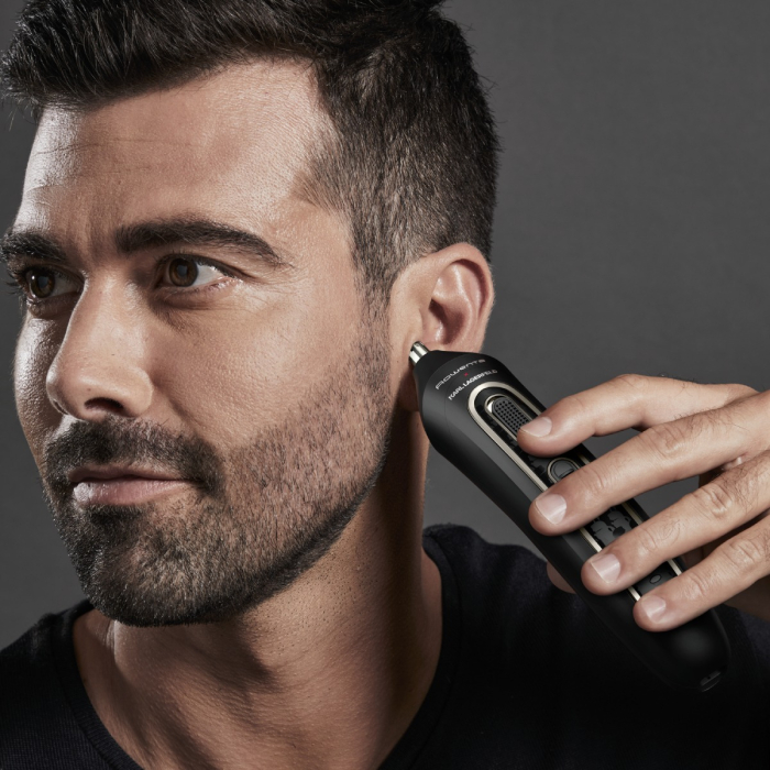 Aparat de tuns multifunctional Rowenta x Karl Lagerfeld Trim & Style 12 in 1 TN911LF0, Tehnologia Wet & Dry, autonomie pana la 120 minute [16]