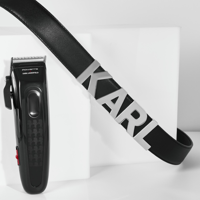 Aparat de tuns parul Rowenta x Karl Lagerfeld Perfect Line TN152LF0, lame inox, 6 piepteni, 5200 rpm, negru [12]