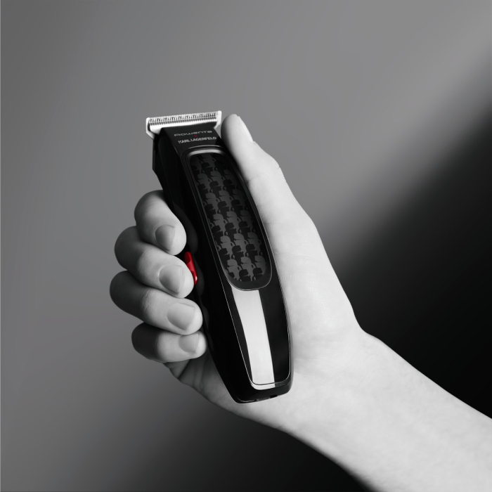 Aparat de tuns parul Rowenta x Karl Lagerfeld Perfect Line TN182LF0, lame inox, 6 piepteni, 5200 rpm, negru [12]