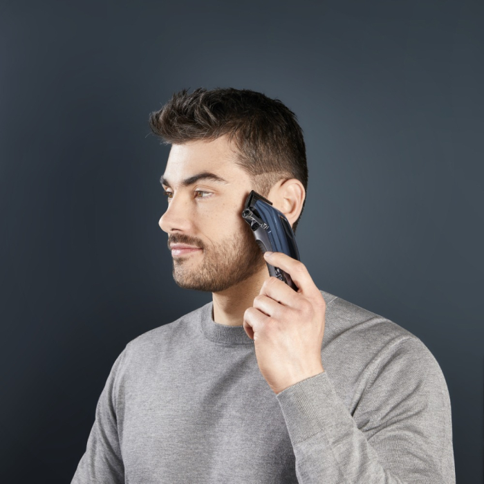 Aparat de tuns Rowenta Barber Experience TN1551E0, lame inox, 6500 rpm, autonomie 150 minute, 0.6 - 26.5 mm, cablu alimentare 1.8 m, albastru & negru [8]