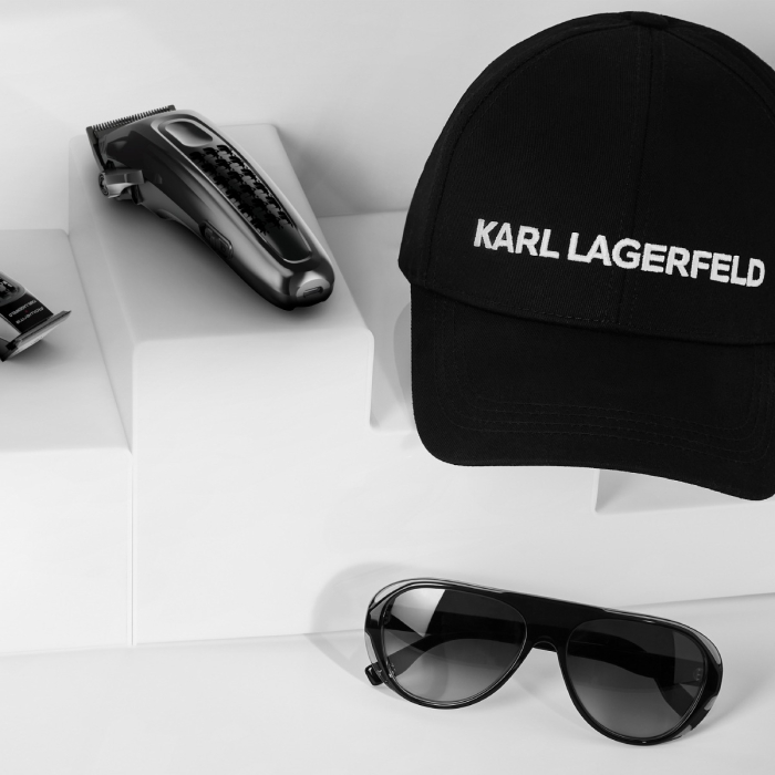 Aparat de tuns Rowenta x Karl Lagerfeld Barber Experience TN155LE0, 6500 rpm, autonomie 150 min, 6 piepteni ficsi, 6 piepteni fade, lame inox, indicator LED, baza de incarcare, negru & gri [12]