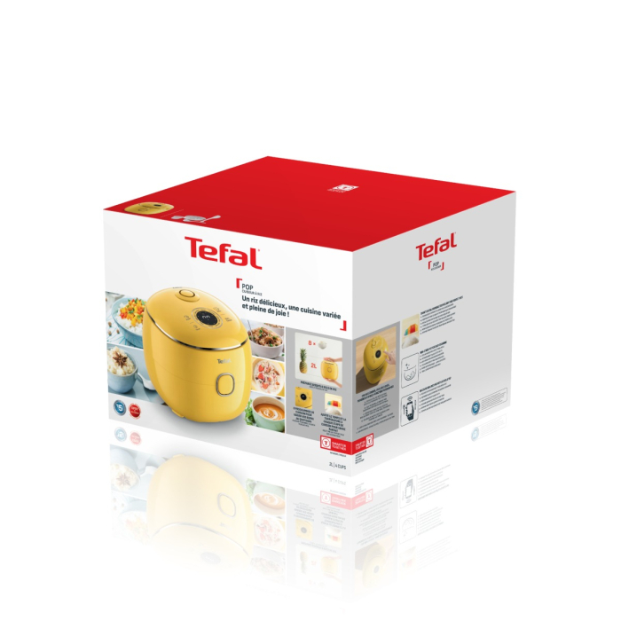Aparat multifunctional de gatit orez Tefal Pop RK5352E0, 350 W, capacitate 0.7 L, 8 programe, tehnologie digitala, functie mentinere la cald, design c [20]
