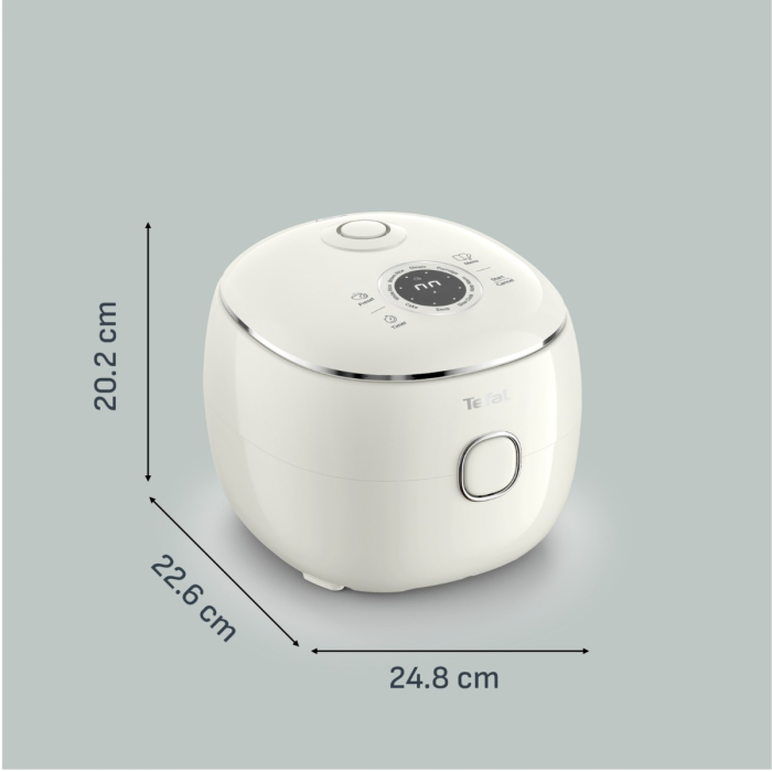 Aparat multifunctional de gatit orez Tefal Pop RK535AE0, 350 W, capacitate 0.7 L, 8 programe, tehnologie digitala, functie mentinere la cald, design c [12]