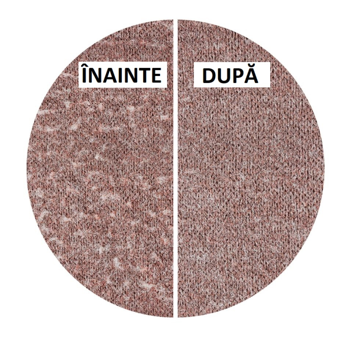 Aparat pentru indepartarea scamelor JB1011E0, cutit cu 3 lame din inox, 4 lungimi diferite, perie de curatare, recipient transparent, negru / alb [7]