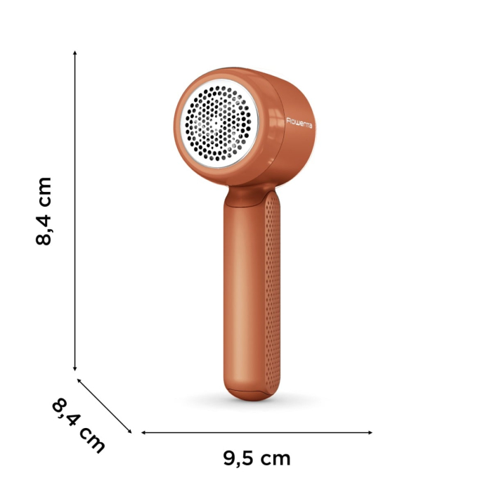 Aparat pentru indepartarea scamelor Rowenta Easy Care JA8001E0, autonomie 60 minute, perie de curatare, cablu incarcare USB-C, portocaliu [4]