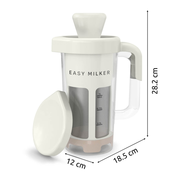 Aparat pentru preparat lapte vegetal Tefal Easy Milker VZ700AE0, 1 L, baza detasabila, crem [4]