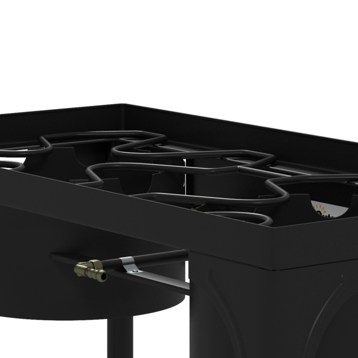  Aragaz Exterior 150.000 BTU - 2 Arzatoare Propan, Presiune Mare [9]