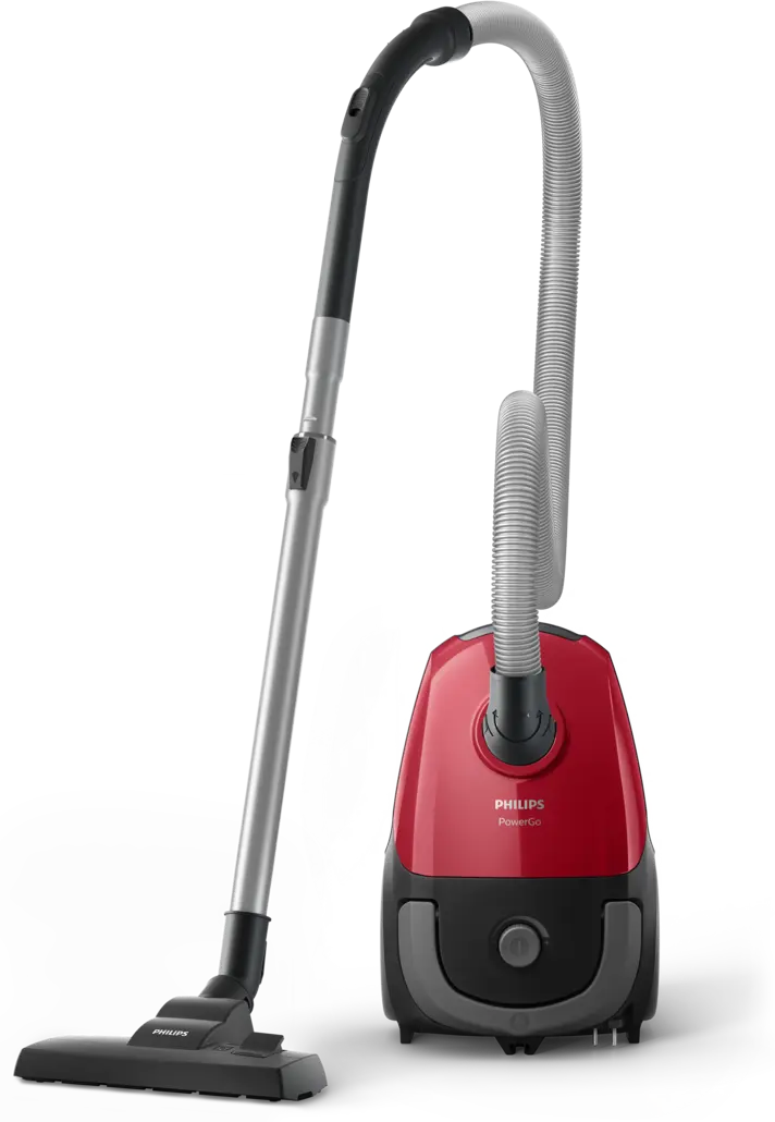 Aspirator cu sac Philips FC8243/09, PowerGo, tip aspirare uscata, tip alimentare retea, tip suprafata universal, rosu [2]