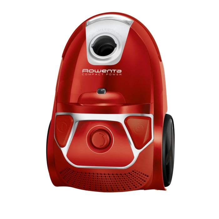Aspirator cu sac Rowenta Compact Power parquet RO3923EA, 750W, Clasa A, Tub telescopic din metal, Sac Hygiene+, Rosu [6]