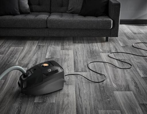 Aspirator cu sac Rowenta Green Force Effitech Total Clean RO6189EA, 400W, 3 niveluri de filtrare, lungime cablu 8.4m, recipient praf 4.5L, perie EasyBrush, indicator umplere sac, Negru [5]