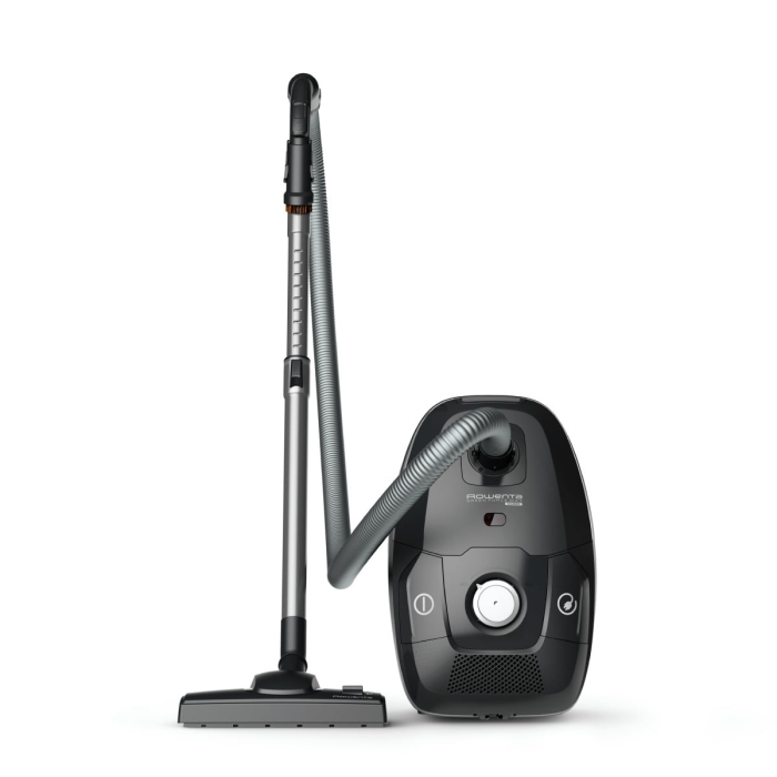 Aspirator cu sac Rowenta Green Force Max Silence RO6136EA, 750 W, 70% plastic reciclat, 3 niveluri de filtrare, sac Hygiene+, Negru/argintiu  [13]
