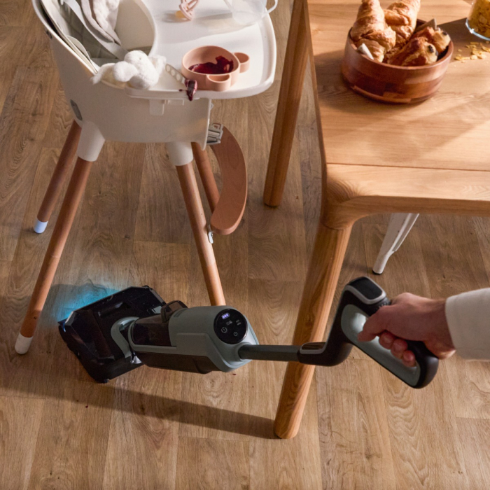 Aspirator cu spalare Rowenta X-Clean 3 GZ4012E0, 500 RPM, pana la 30 min autonomie, aspirare umeda si uscata, 2 moduri, design flexibil 180°, ilumina [10]