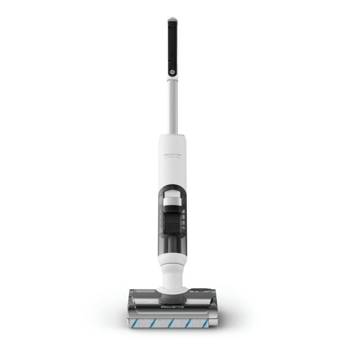Aspirator cu spalare Rowenta X-Clean 5 Pro GZ5435E0, 250 W, 530 RPM, pana la 50 min autonomie, ecran LED, functie uscare & autocuratare, tehnologie anti-incalcire, compatibil cu detergenti, alb & negr [9]
