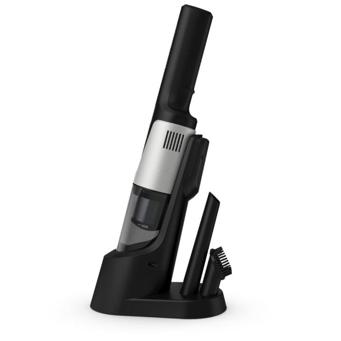 Aspirator de mana Rowenta X-Touch AC9736WO, autonomie 10 min, 2 accesorii, recipient 200ml, gri&alb [2]