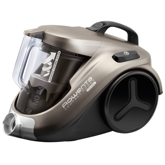 Aspirator fara sac Rowenta Compact Power Cyclonic Animal Care RO3786EA, accesoriu spatii inguste, 1.5L, 750W,  culoare cafeniu [3]