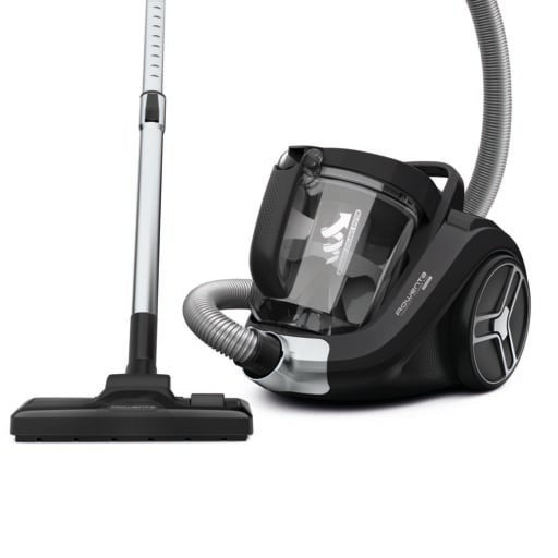 Aspirator fara sac Rowenta Compact Power XXL RO4855EA, 550W, tehnologie mono-ciclonica, capacitate rezervor 2.5L, cablu 6.2m, negru/gri [3]