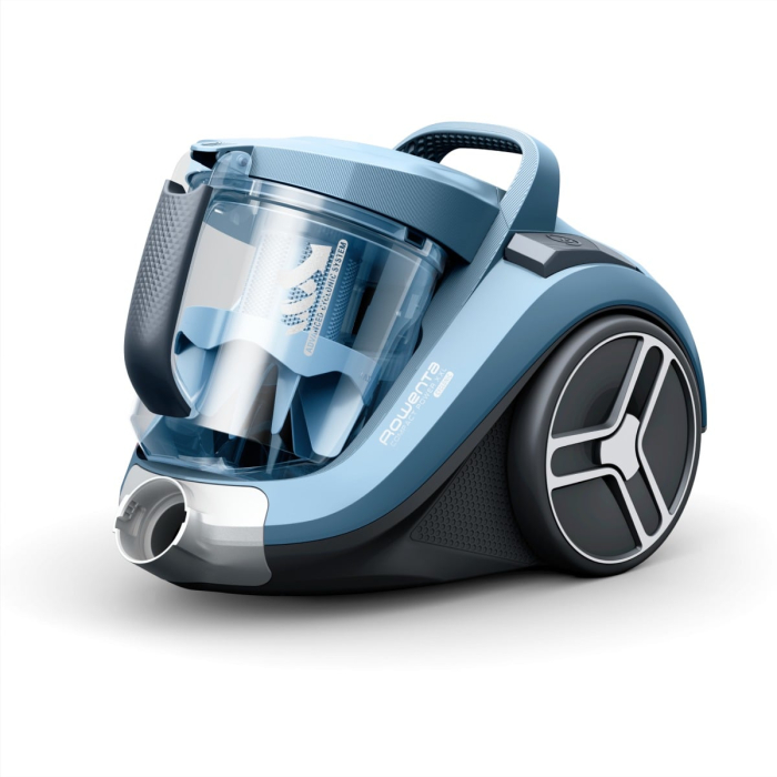 Aspirator fara sac Rowenta Compact Power XXL RO4B11EA, 900 W, recipient pentru praf 2.5 L, filtrare 99.98%, compact, bleu [7]