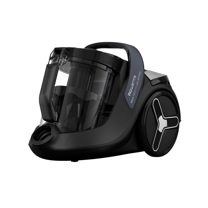 Aspirator fara sac ROWENTA Green Force Cyclonic Effitech® RO7C36EA, 500 W, recipient pentru praf 2.5 L, design eco, filtrare tip HEPA, negru & gri [6]