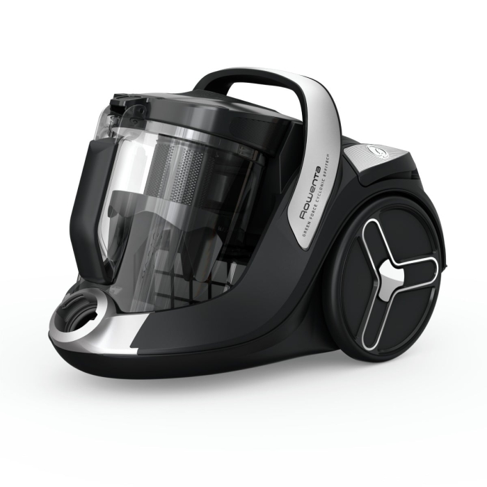 Aspirator fara sac ROWENTA Green Force Cyclonic Effitech®+ RO7C66EA, 500 W, recipient pentru praf 2.5 L, design eco, filtrare tip HEPA, negru & verde [9]