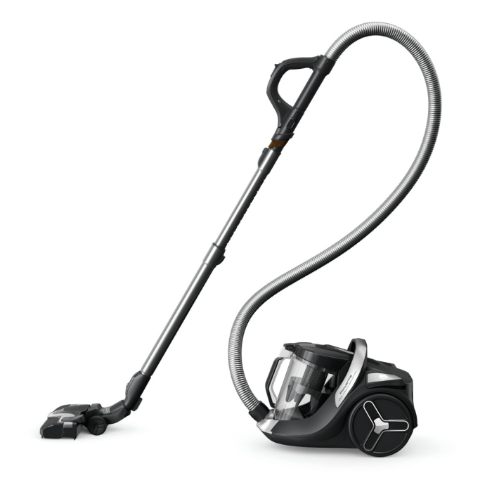 Aspirator fara sac ROWENTA Green Force Cyclonic Effitech®+ RO7C66EA, 500 W, recipient pentru praf 2.5 L, design eco, filtrare tip HEPA, negru & verde [8]